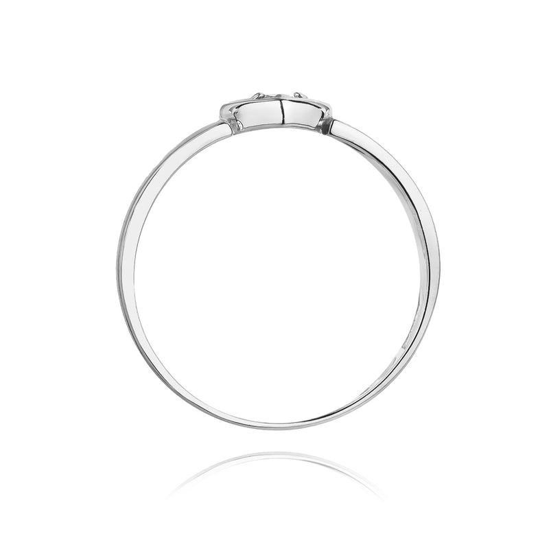 Inel Aur 14K cu Diamante Naturale 0.04 ct, imaginea 6 din 11