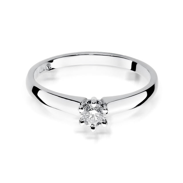 Inel Aur 14K cu Diamant Natural 0.20 ct, imaginea 5 din 11