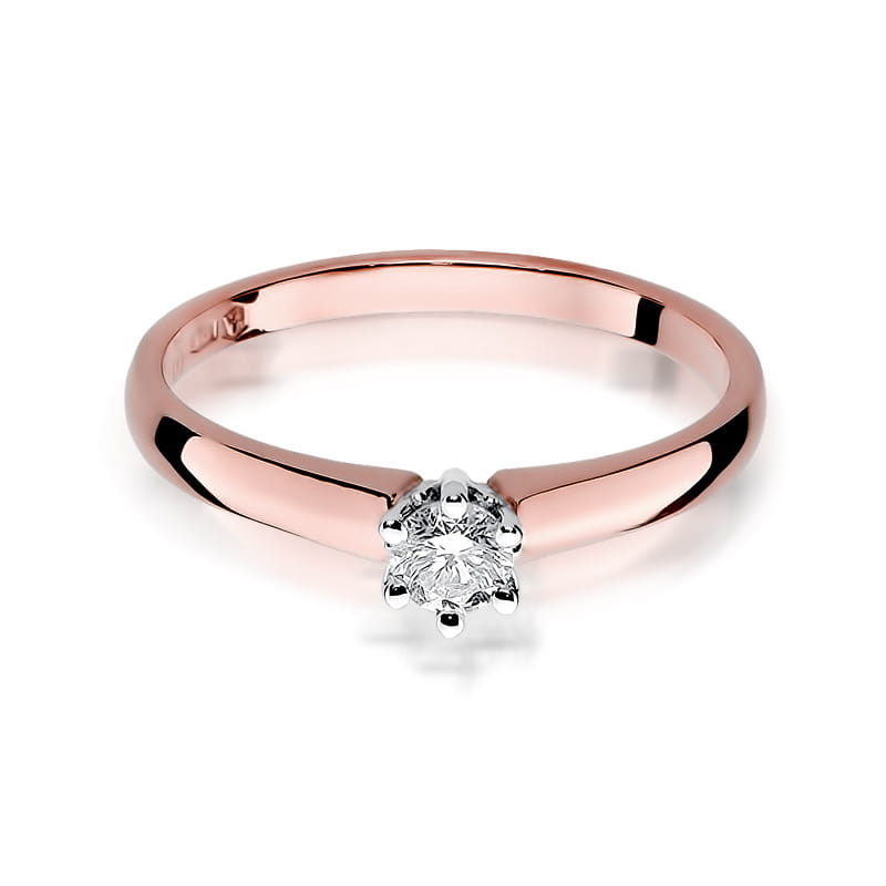 Inel Aur 14K cu Diamant Natural 0.20 ct, imaginea 9 din 11
