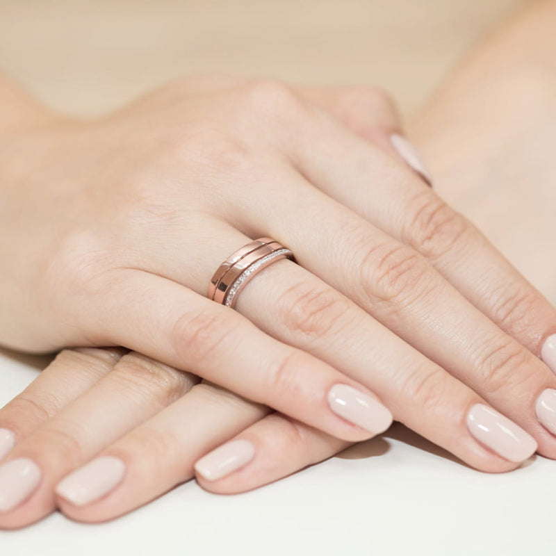 Inel Aur 14K cu Diamante Naturale 0.09 ct, imaginea 11 din 11