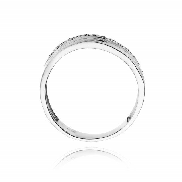 Inel Aur 14K cu Diamante Naturale 0.09 ct, imaginea 6 din 11