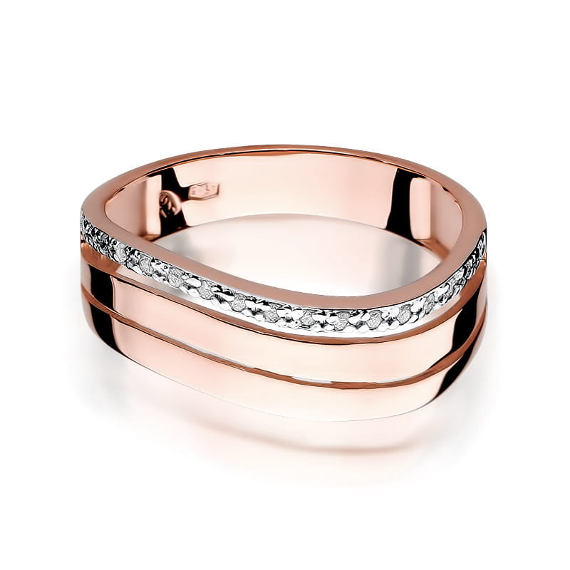 Inel Aur 14K cu Diamante Naturale 0.09 ct, imaginea 9 din 11