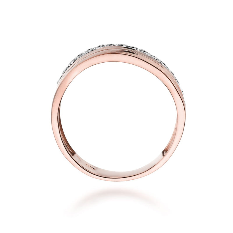 Inel Aur 14K cu Diamante Naturale 0.09 ct, imaginea 10 din 11