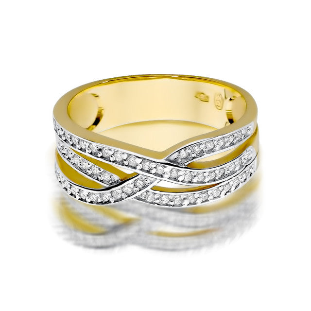 Inel Aur 14K cu Diamante Naturale 0.27 ct, imaginea 2 din 11