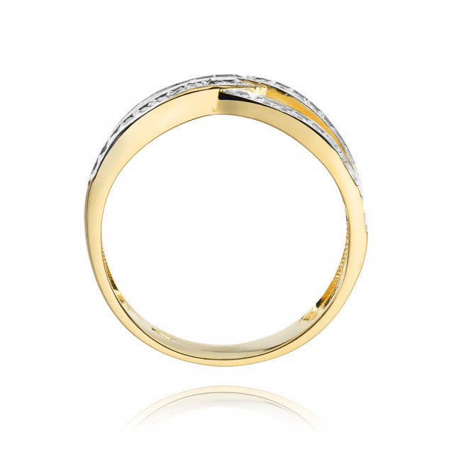 Inel Aur 14K cu Diamante Naturale 0.27 ct, imaginea 3 din 11