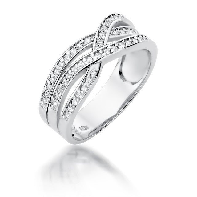 Inel Aur 14K cu Diamante Naturale 0.27 ct, imaginea 4 din 11
