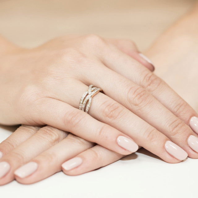 Inel Aur 14K cu Diamante Naturale 0.27 ct, imaginea 7 din 11
