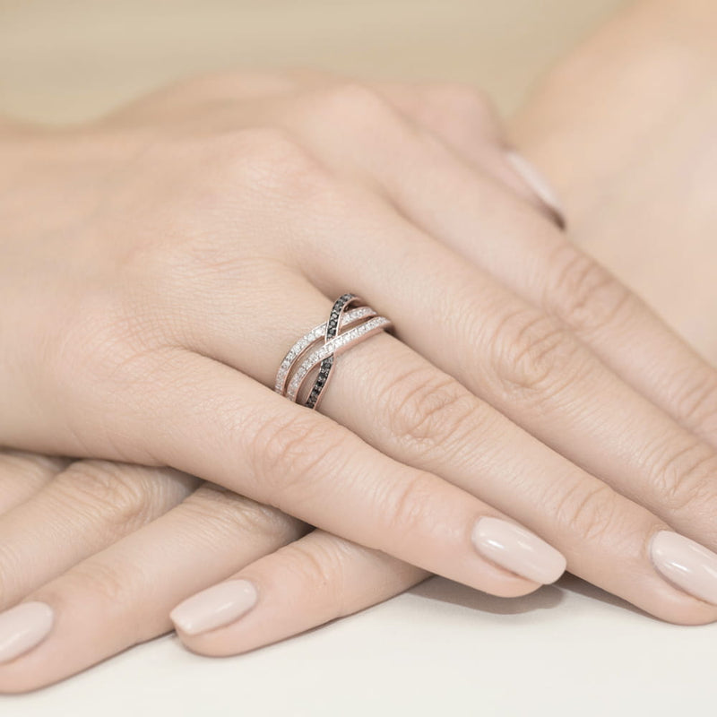 Inel Aur 14K cu Diamante Naturale 0.18 ct, imaginea 8 din 11