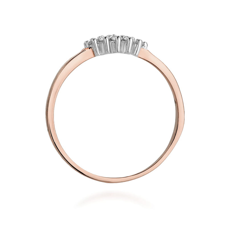 Inel Aur 14K cu Diamante Naturale 0.12 ct, imaginea 11 din 12