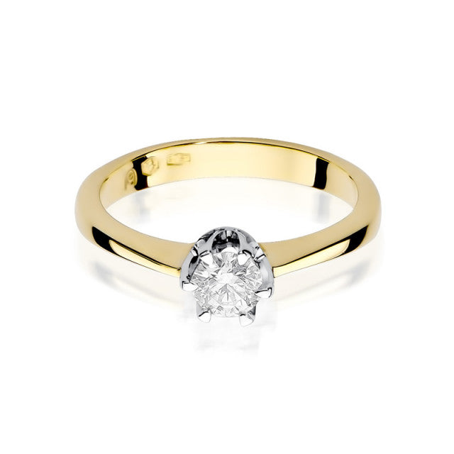 Inel Aur 14K cu Diamant Natural 0.30 ct, imaginea 2 din 11