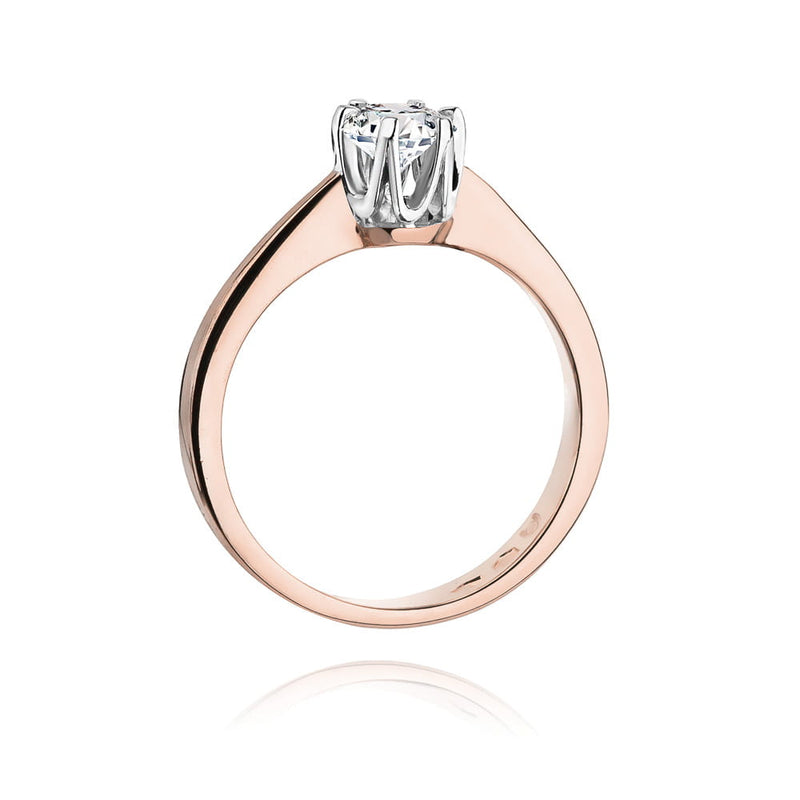 Inel Aur 14K cu Diamant Natural 0.30 ct, imaginea 10 din 11