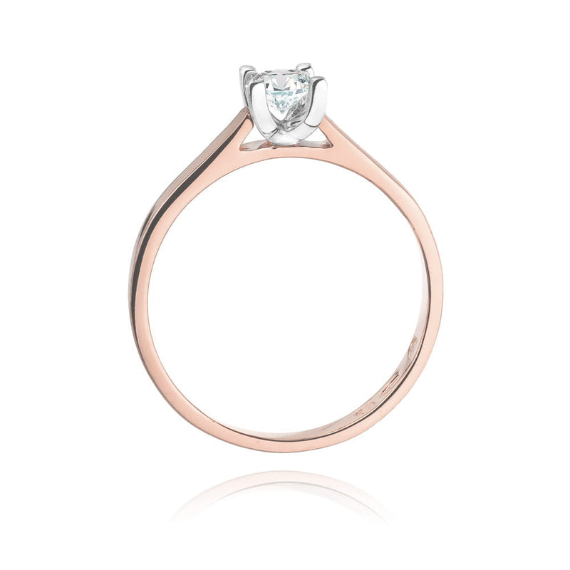 Inel Aur 14K cu Diamant Natural 0.25 ct, imaginea 10 din 11