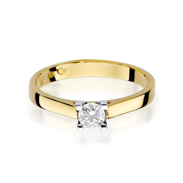 Inel Aur 14K cu Diamant Natural 0.30 ct, imaginea 2 din 10