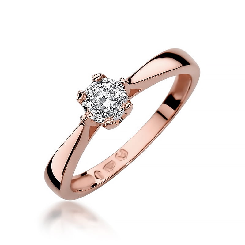 Inel Aur 14K cu Diamant Natural 0.20 ct, imaginea 9 din 12