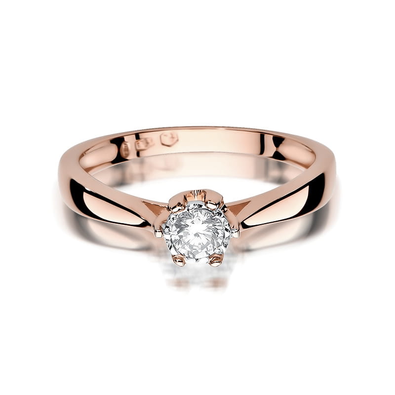 Inel Aur 14K cu Diamant Natural 0.20 ct, imaginea 10 din 12
