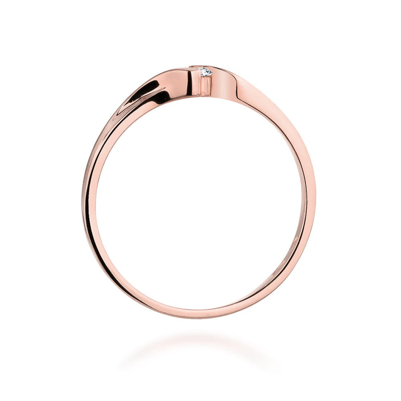 Inel Aur 14K cu Diamante Naturale 0.04 ct, imaginea 10 din 11