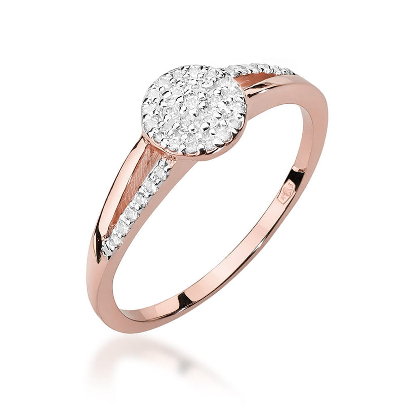 Inel Aur 14K cu Diamante Naturale 0.18 ct, imaginea 8 din 11