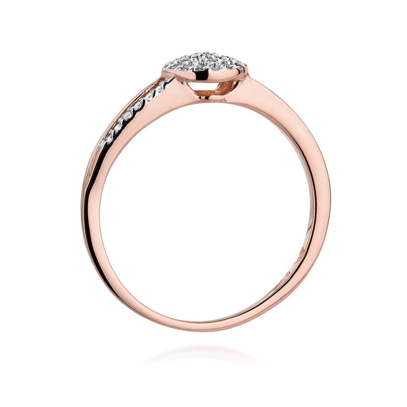 Inel Aur 14K cu Diamante Naturale 0.18 ct, imaginea 10 din 11