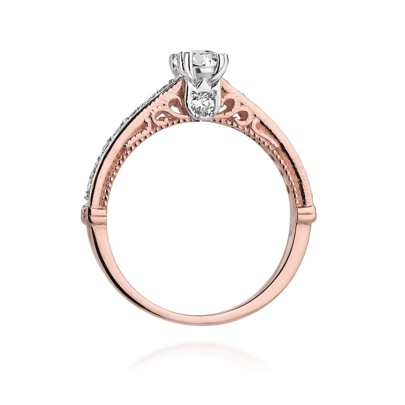 Inel Aur 14K cu Diamante Naturale 0.56 ct, imaginea 11 din 11