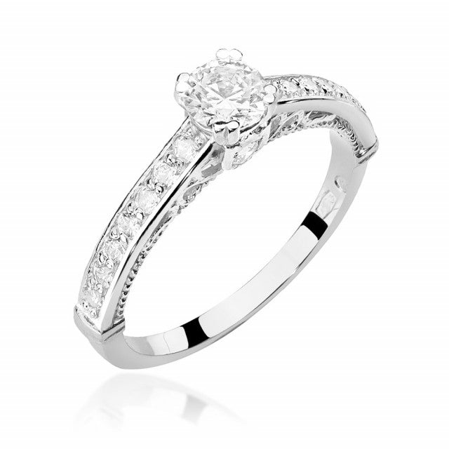 Inel Aur 14K cu Diamante Naturale 0.56 ct, imaginea 2 din 11