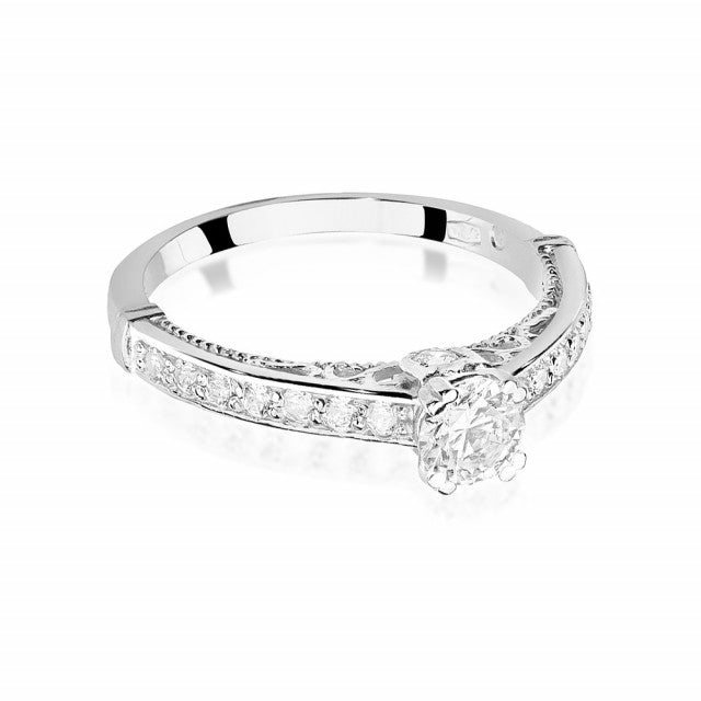 Inel Aur 14K cu Diamante Naturale 0.56 ct, imaginea 3 din 11