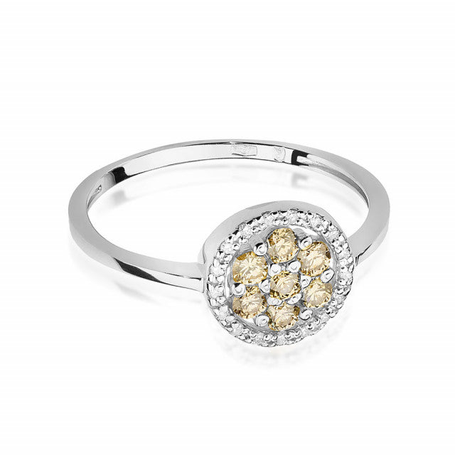 Inel Aur 14K cu Diamante Naturale 0.44 ct, imaginea 6 din 11
