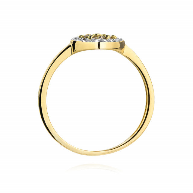 Inel Aur 14K cu Diamante Naturale 0.30 ct, imaginea 3 din 11