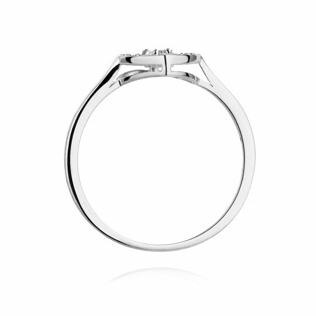 Inel Aur 14K cu Diamante Naturale 0.19 ct, imaginea 6 din 11