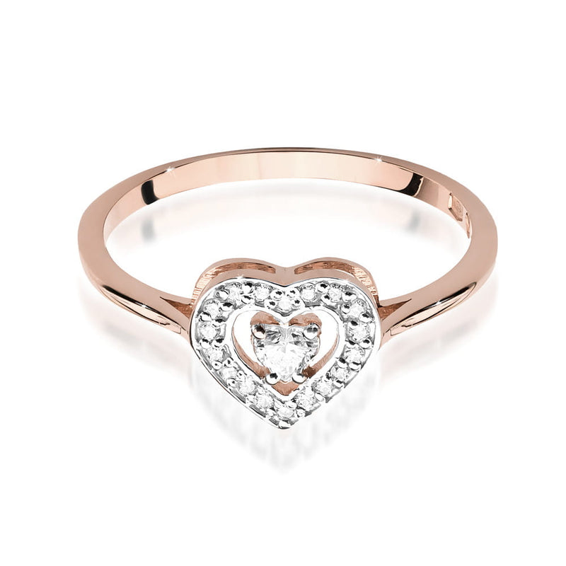 Inel Aur 14K cu Diamante Naturale 0.19 ct, imaginea 9 din 11