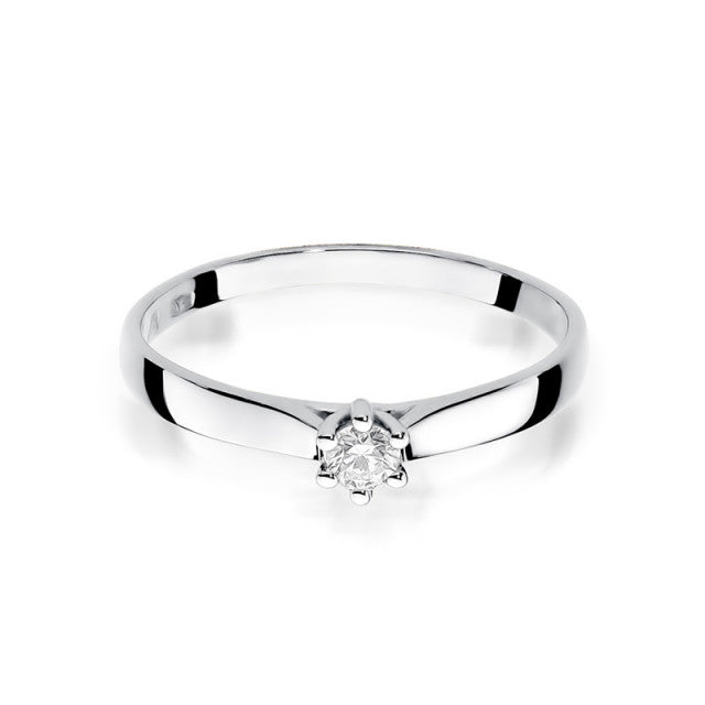 Inel Aur 14K cu Diamant Natural 0.08 ct, imaginea 5 din 11
