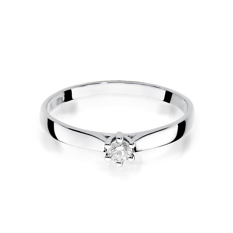 Inel Aur 14K cu Diamant Natural 0.10 ct, imaginea 5 din 11