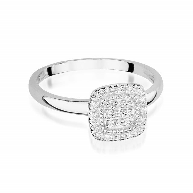 Inel Aur 14K cu Diamante Naturale 0.13 ct, imaginea 5 din 11