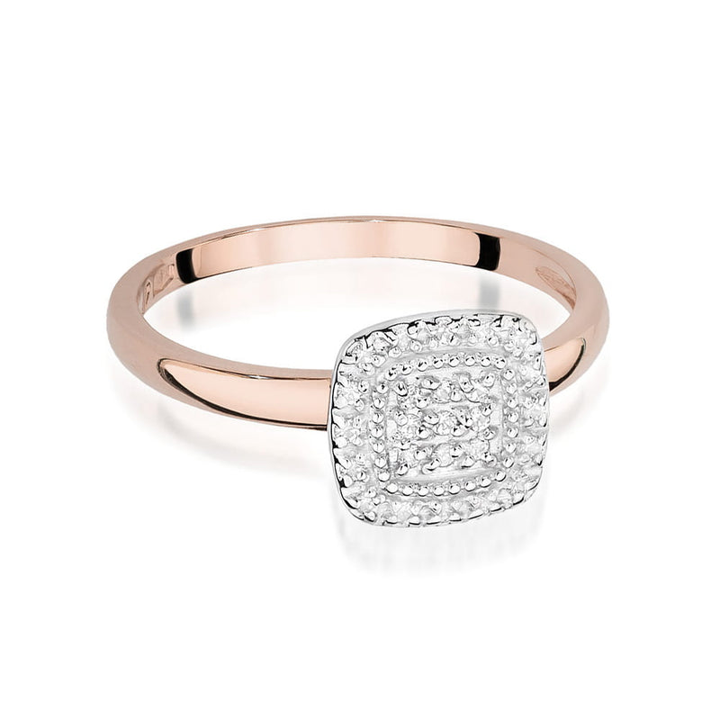 Inel Aur 14K cu Diamante Naturale 0.13 ct, imaginea 9 din 11