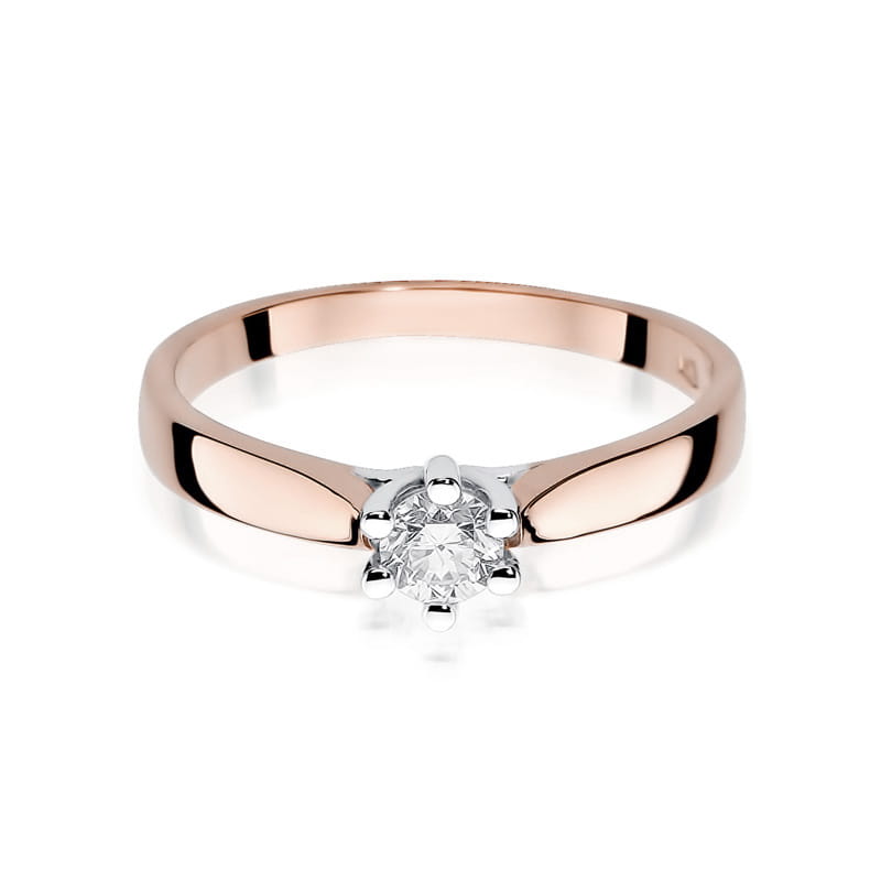 Inel Aur 14K cu Diamant Natural 0.25 ct, imaginea 9 din 11