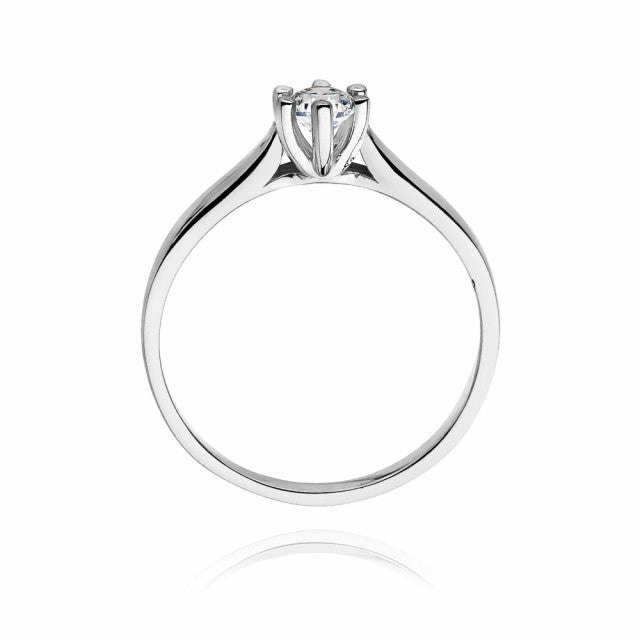 Inel Aur 14K cu Diamant Natural 0.30 ct, imaginea 6 din 11
