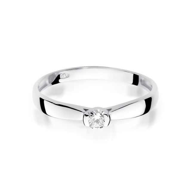 Inel Aur 14K cu Diamant Natural 0.08 ct, imaginea 5 din 11