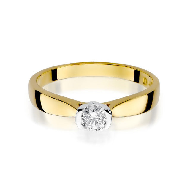 Inel Aur 14K cu Diamant Natural 0.25 ct, imaginea 2 din 11