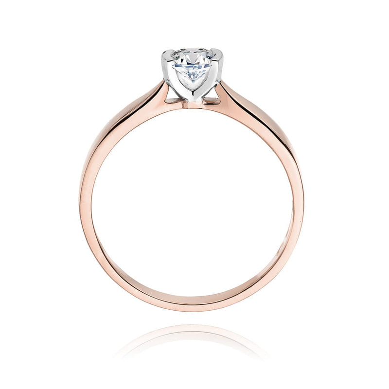 Inel Aur 14K cu Diamant Natural 0.25 ct, imaginea 10 din 11