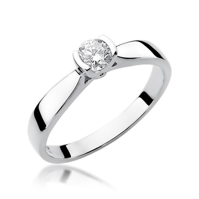 Inel Aur 14K cu Diamant Natural 0.30 ct, imaginea 4 din 11