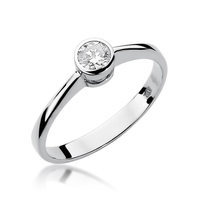 Inel Aur 14K cu Diamant Natural 0.25 ct, imaginea 4 din 10