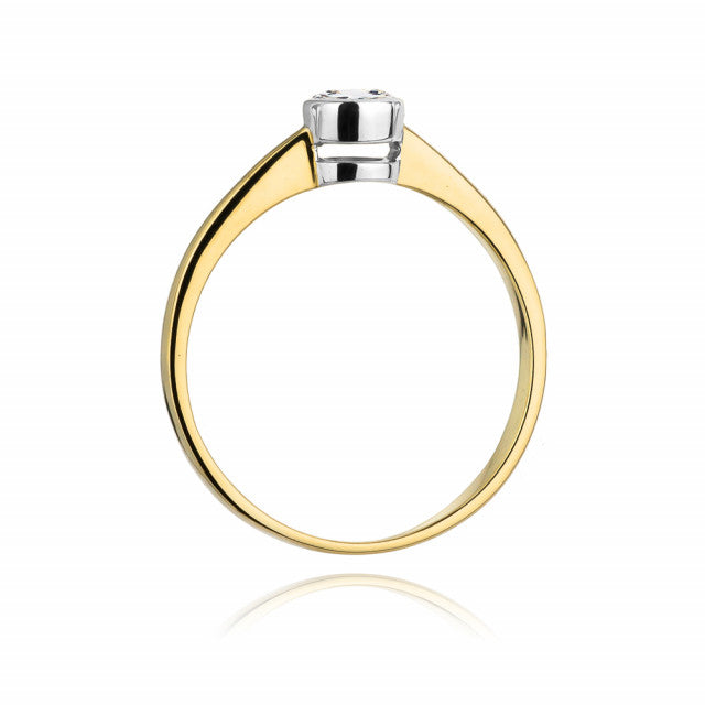 Inel Aur 14K cu Diamant Natural 0.30 ct, imaginea 3 din 11
