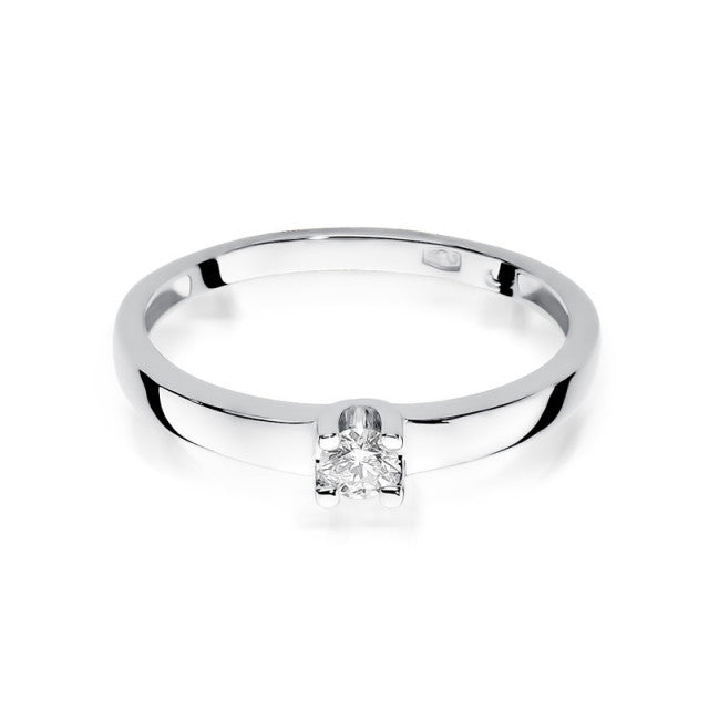 Inel Aur 14K cu Diamant Natural 0.10 ct, imaginea 5 din 11
