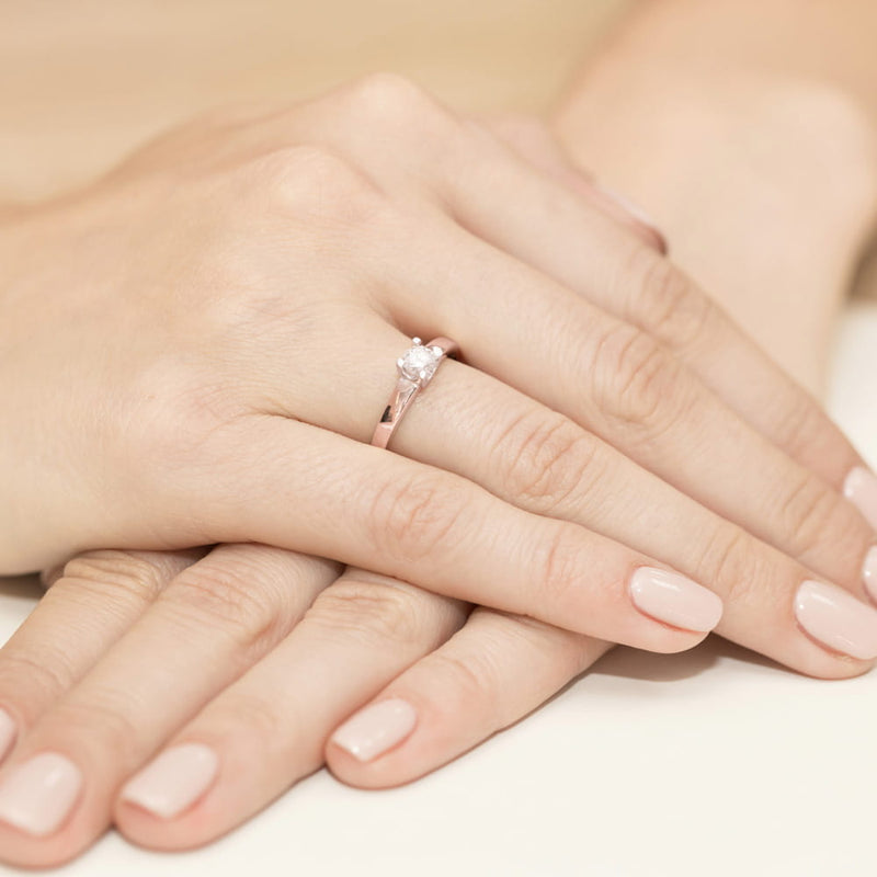 Inel Aur 14K cu Diamant Natural 0.25 ct, imaginea 11 din 11