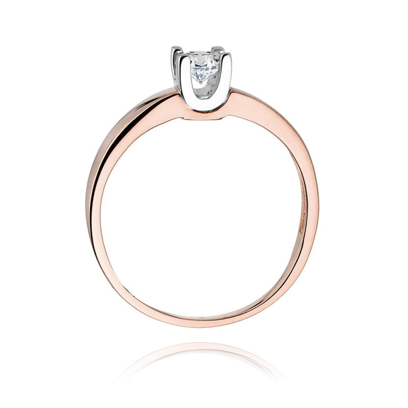Inel Aur 14K cu Diamant Natural 0.25 ct, imaginea 10 din 11