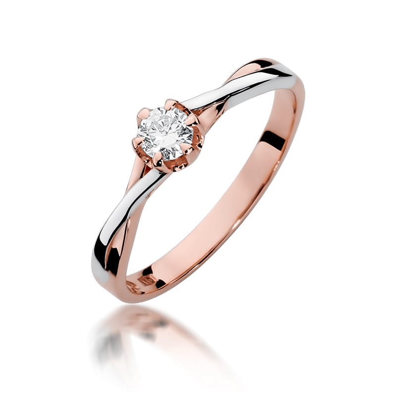 Inel Aur 14K cu Diamant Natural 0.23 ct, imaginea 8 din 11