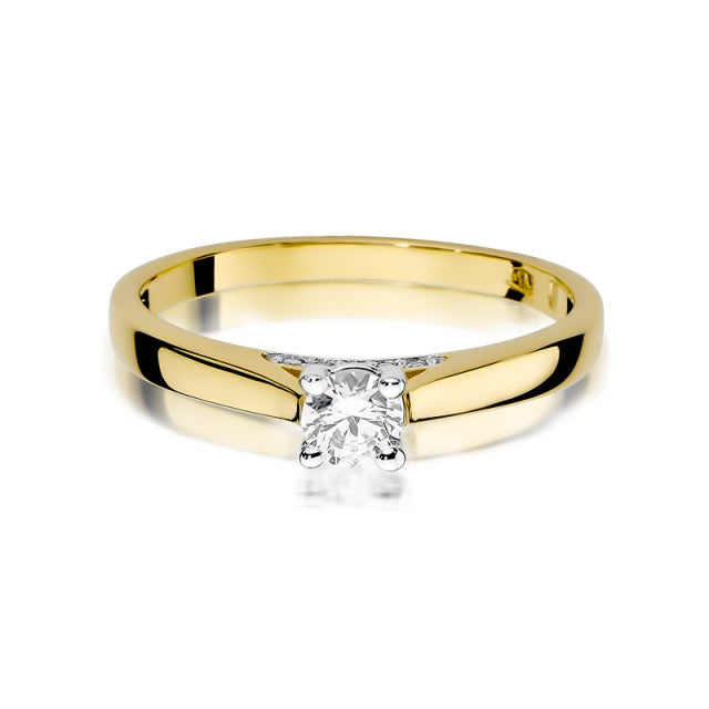 Inel Aur 14K cu Diamante Naturale 0.30 ct, imaginea 2 din 11