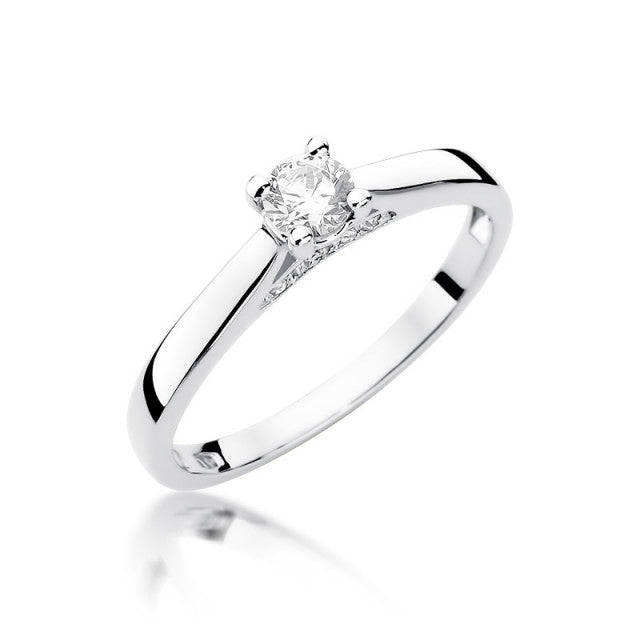 Inel Aur 14K cu Diamante Naturale 0.30 ct, imaginea 5 din 11