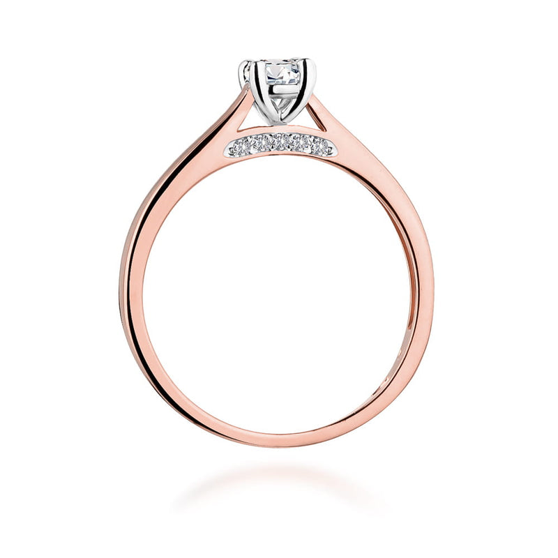 Inel Aur 14K cu Diamante Naturale 0.30 ct, imaginea 10 din 11