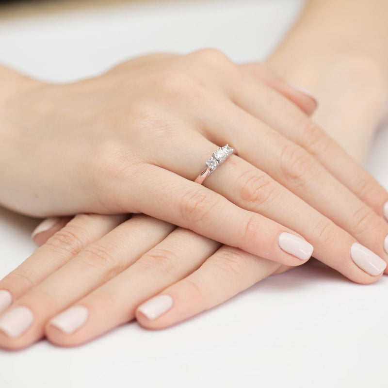 Inel Aur 14K cu Diamante Naturale 0.49 ct, imaginea 11 din 11
