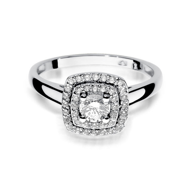 Inel Aur 14K cu Diamante Naturale 0.50 ct, imaginea 7 din 12